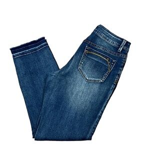 Nanette Lepore High Rise Distressed Mom Jean Size 6